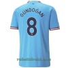 Manchester City Gundogan 8 Hjemme 22-23 - Herre Fotballdrakt